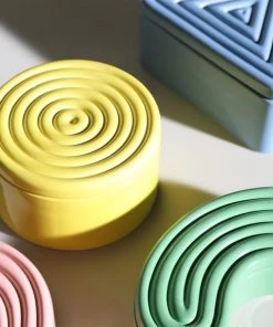 &klevering Box Round Yellow