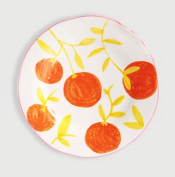 &klevering Painted Oranges Plates &klevering Painted Oranges Plates