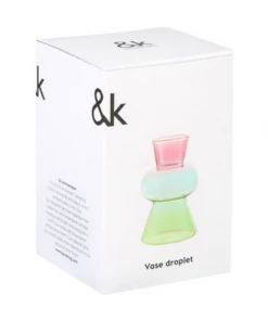&klevering Droplet Pink Vase