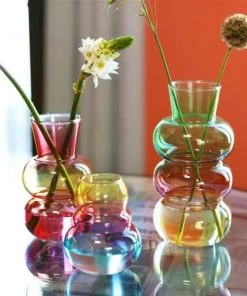 &klevering Jarrón Droplet Purple