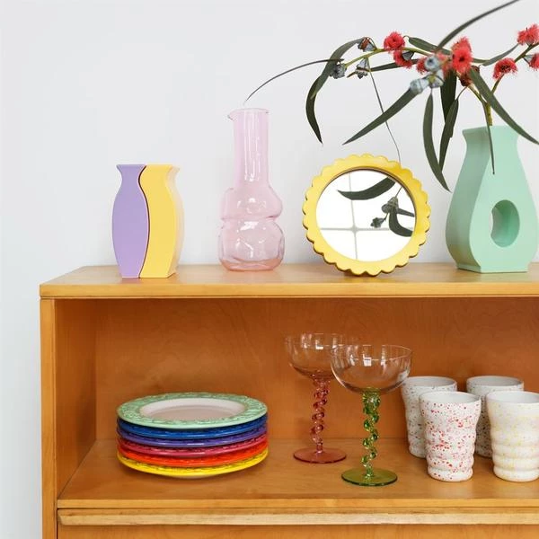 &klevering Standing Mirror Bloom Yellow &klevering Standing Mirror Bloom Yellow