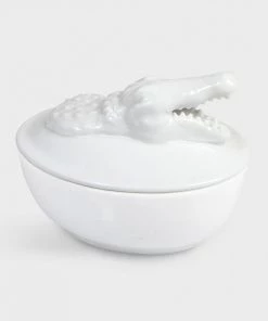 &klevering Porzellandose Krokodil