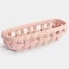&klevering Ceramic Pink Baguette Basket