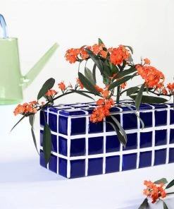 &klevering Vase Tile - Blue