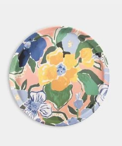 &klevering Klevering Margaret Floral Bamboo Tray