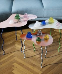 &klevering | Candle Holder Whipped Large - Blue