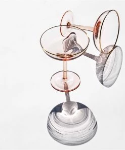 &klevering Copas Champan Vidrio Rosa