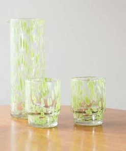 &klevering Green Tortoiseshell Carafe