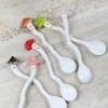 &klevering Porcelain Mushroom Spoons