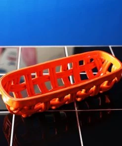 &klevering Orange Bowl Basket Ceramic Woven