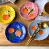 &klevering Set Of Four Orange Plates