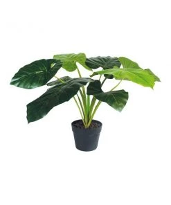 &klevering Monstera Plant Artificial Green Taro