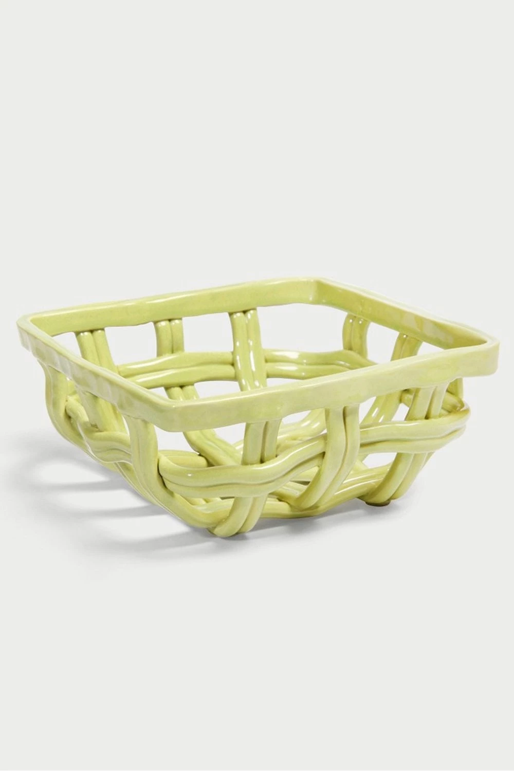 &klevering Ceramic Green Basket &klevering Ceramic Green Basket