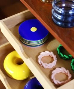 &klevering Braided Pink Napkin Ring
