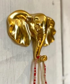 &klevering Gold Elephant Hook