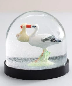 &klevering Stork Snow Globe