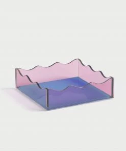&klevering Wobble Wave Trinket Tray - Pink