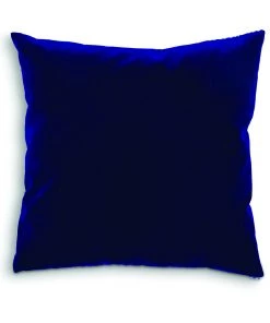 &klevering Square Embroidery Cushion - Blue