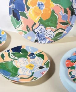 &klevering Margaret Jeane Floral Bamboo Tray