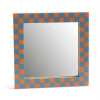 Coupon โ๏ธ &klevering Light Blue and Orange Check Standing Mirror (17.5 x 17.5 cm) โ๏ธ 4 &klevering Light Blue and Orange Check Standing Mirror (17.5 x 17.5 cm)