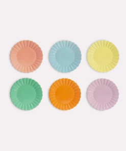 &klevering Scallop Dessert Plate Set of 6