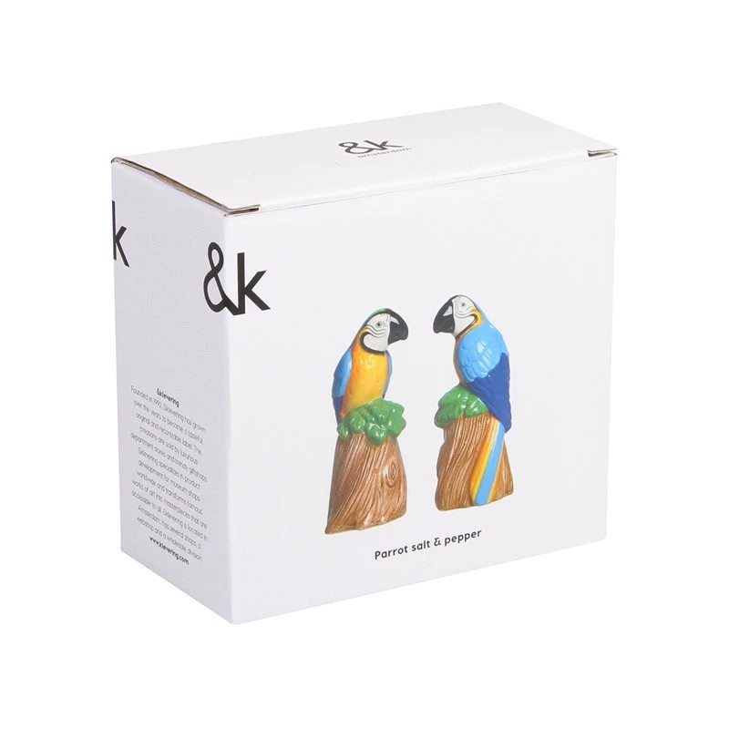 &klevering Parrot Salt and Pepper Shaker &klevering Parrot Salt and Pepper Shaker