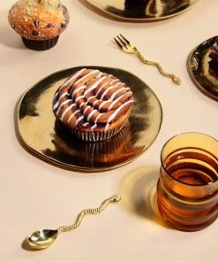 &klevering Plate Imperfect Small Gold