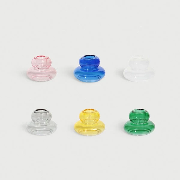 &klevering | Candle Holder Whipped Small - Pink &klevering | Candle Holder Whipped Small - Pink