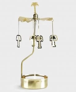 &klevering Palm Tree Tealight Spinner