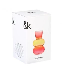 &klevering Jarrón Droplet Purple