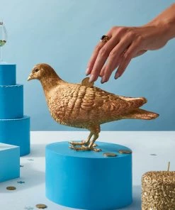 &klevering Large Glitter Pillar Candle Silver