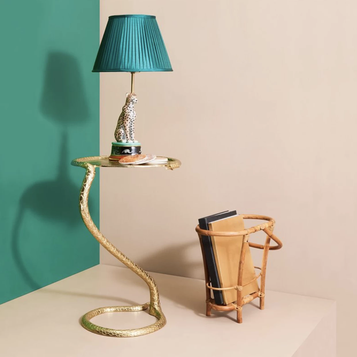 &klevering Bamboo Basket with Handle &klevering Bamboo Basket with Handle