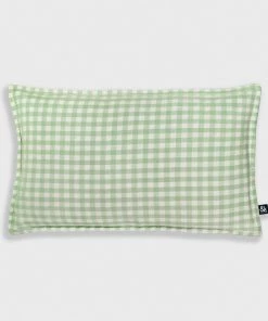 &klevering Green Gingham Cushion