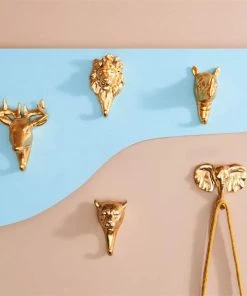 &klevering Hook Elephant Gold