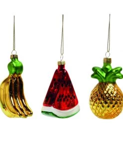 &klevering Fruit Ornament - Set of 3