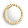 &klevering Yellow Braid Mirror