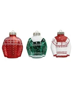 &klevering Sweater Ornaments - Set of 3