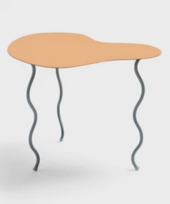 &klevering Peach Squiggle Side Table