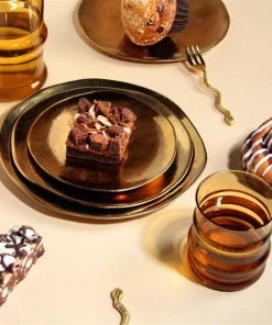 &klevering Plate Imperfect Small Gold