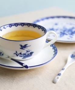 &klevering Taza Y Plato Delftware Te