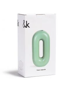 &klevering Green Capsule Vase