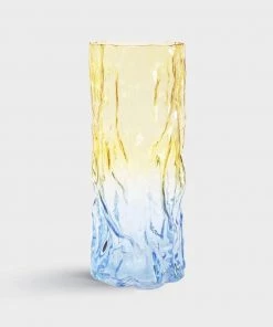 &klevering Yellow Ombre Trunk Vase