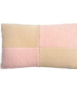 &klevering Pink Check Cushion