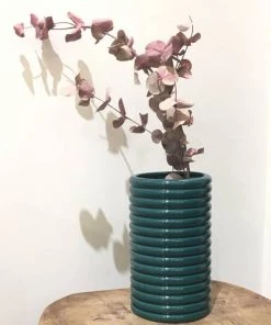 &klevering Green Bobbin Vase