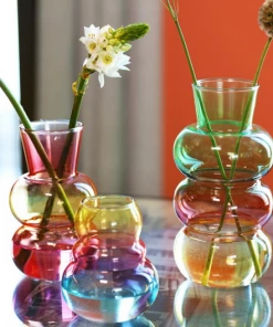 &klevering Droplet Green Vase