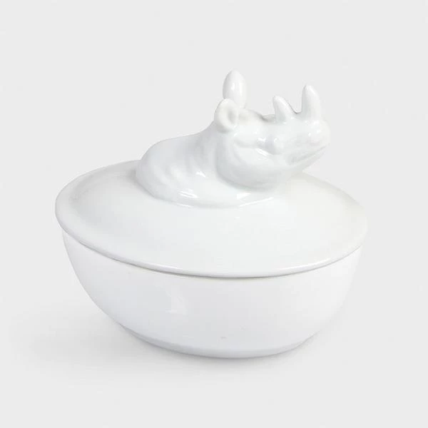 &klevering Porzellandose Rhinozeros &klevering Porzellandose Rhinozeros