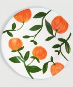 Cheapest ๐งจ &klevering Painted Oranges Plates ๐ 3 &klevering Painted Oranges Plates