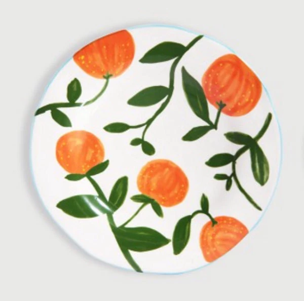 &klevering Painted Oranges Plates &klevering Painted Oranges Plates
