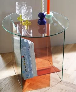 &klevering Twirl Yellow Glass - Set of 2