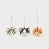 &klevering Cat Tree Ornaments (Set of 3)